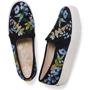 NWOT Keds Rifle Paper Co. Triple Decker Embroidered Herb Garden Sneaker …